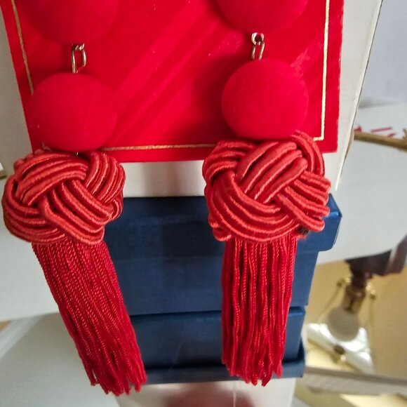 Holiday Collection, Happy Holiday Earrings - Picture 3 of 3